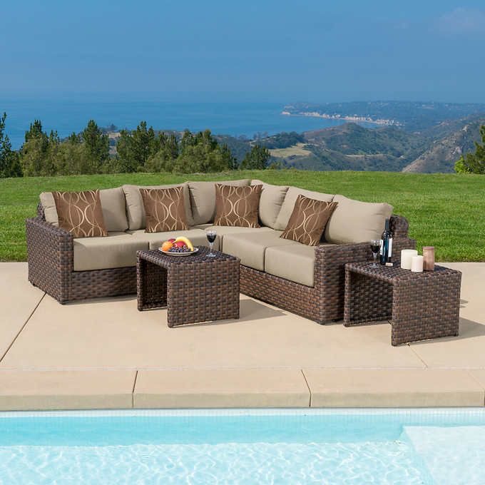 salon, de, jardin, en, resine
